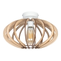 Surface-mounted chandelier EARTH 1xE27/60W/230V white/beige