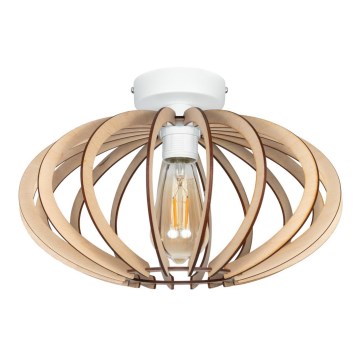 Surface-mounted chandelier EARTH 1xE27/60W/230V white/beige