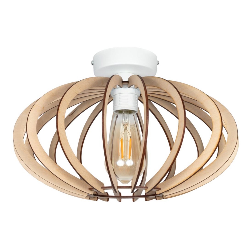 Surface-mounted chandelier EARTH 1xE27/60W/230V white/beige