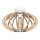 Surface-mounted chandelier EARTH 1xE27/60W/230V white/beige
