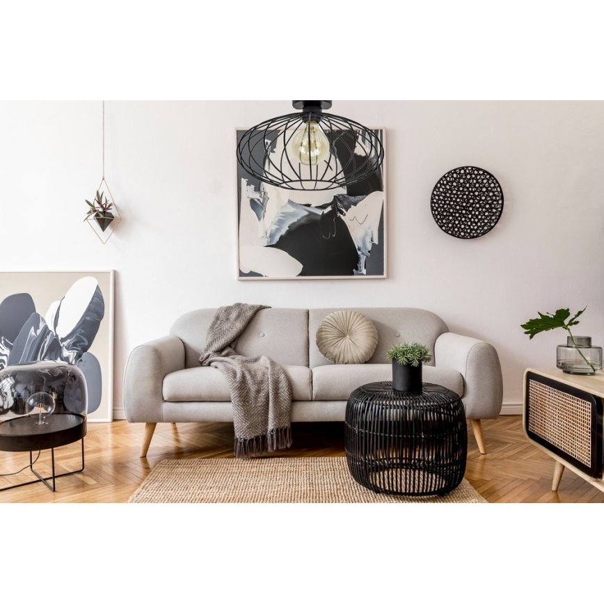 Surface-mounted chandelier EARTH L 1xE27/60W/230V