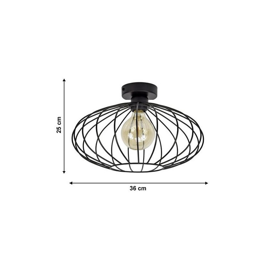Surface-mounted chandelier EARTH L 1xE27/60W/230V