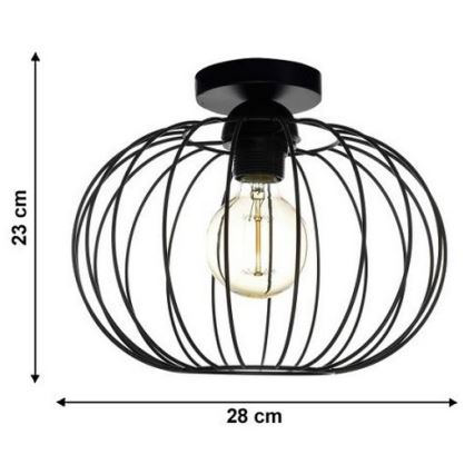 Surface-mounted chandelier EARTH L 1xE27/60W/230V