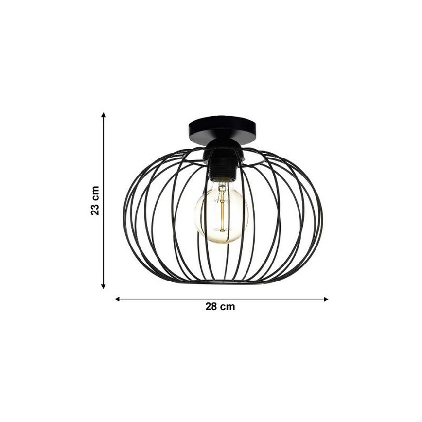 Surface-mounted chandelier EARTH L 1xE27/60W/230V