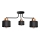 Surface-mounted chandelier EDISON 3xE27/15W/230V