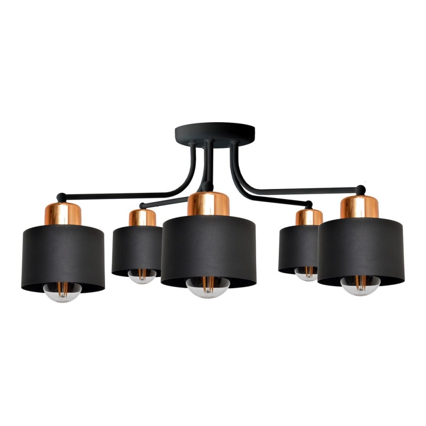 Surface-mounted chandelier EDISON 5xE27/15W/230V