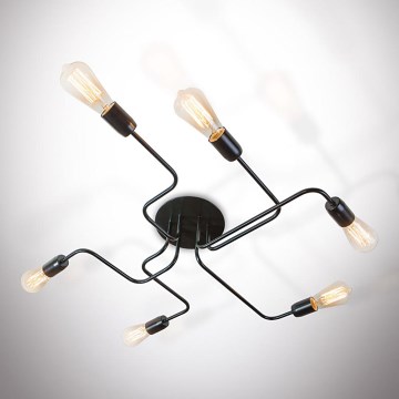 Surface-mounted chandelier ELECTRICO 6xE27/40W/230V 76 cm
