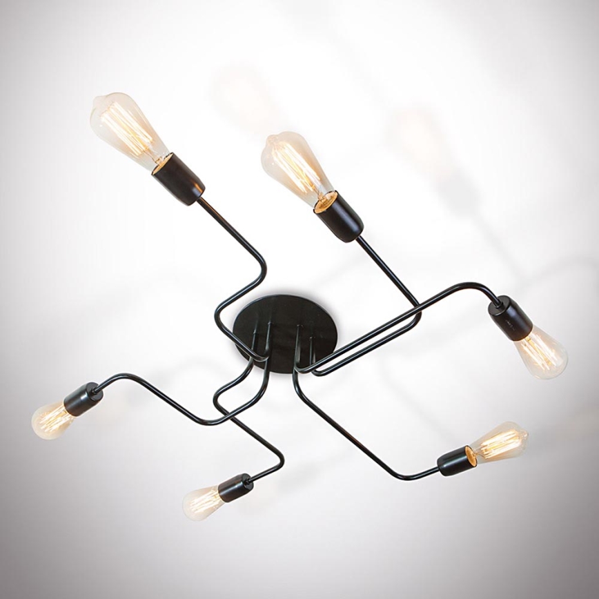 Surface-mounted chandelier ELECTRICO 6xE27/40W/230V 76 cm