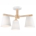 Surface-mounted chandelier ELLIE 3xE27/60W/230V beech - FSC certified
