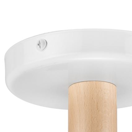 Surface-mounted chandelier ELLIE 3xE27/60W/230V beech - FSC certified