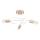 Surface-mounted chandelier EMBER 3xE27/15W/230V white/beige/beech