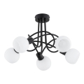 Surface-mounted chandelier ERYKA 5xE14/10W/230V black