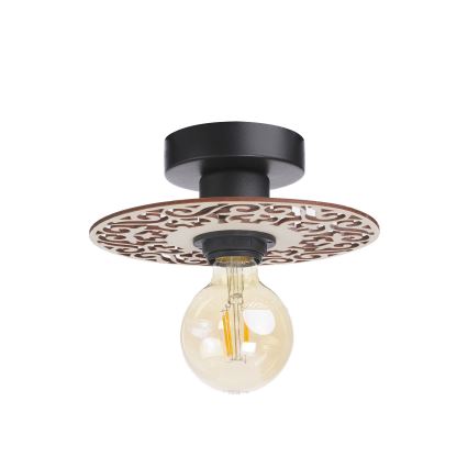 Surface-mounted chandelier FALCO 1xE27/60W/230V d. 20 cm beige