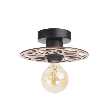 Surface-mounted chandelier FALCO 1xE27/60W/230V d. 20 cm beige