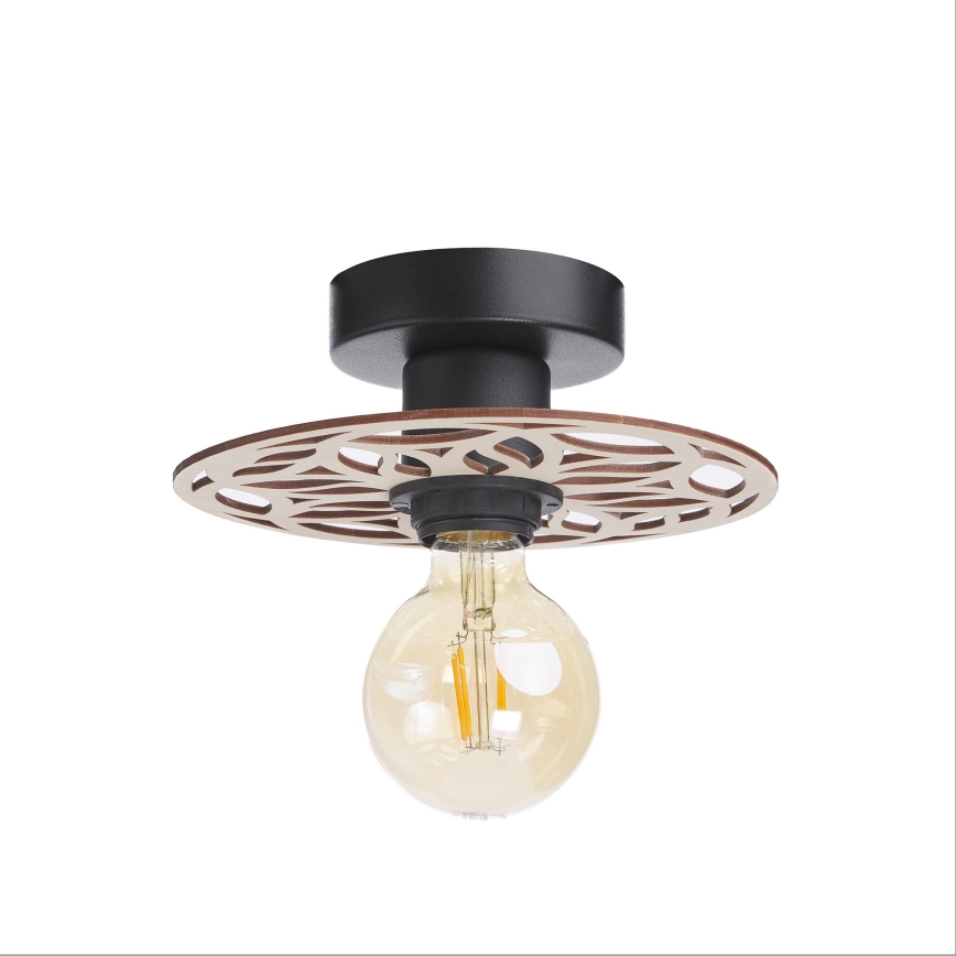 Surface-mounted chandelier FALCO 1xE27/60W/230V d. 20 cm beige