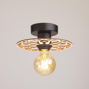 Surface-mounted chandelier FALCO 1xE27/60W/230V d. 20 cm beige