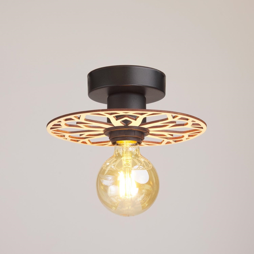 Surface-mounted chandelier FALCO 1xE27/60W/230V d. 20 cm beige