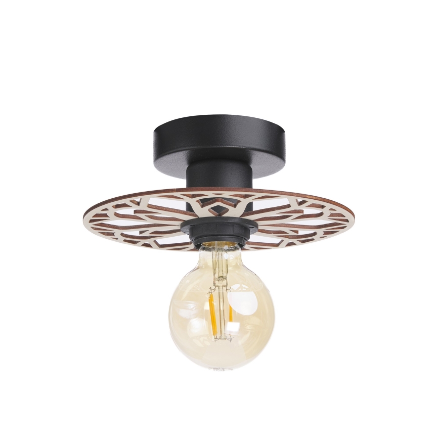 Surface-mounted chandelier FALCO 1xE27/60W/230V d. 20 cm beige