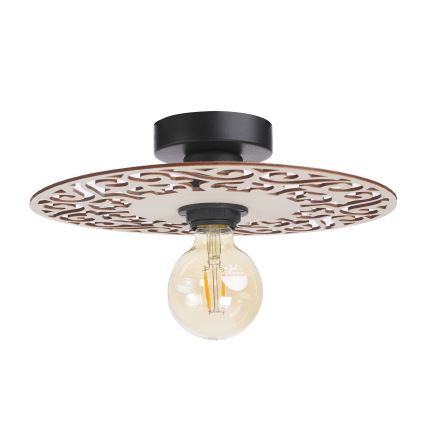 Surface-mounted chandelier FALCO 1xE27/60W/230V d. 30 cm beige