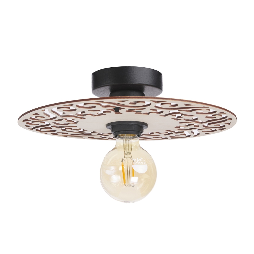 Surface-mounted chandelier FALCO 1xE27/60W/230V d. 30 cm beige