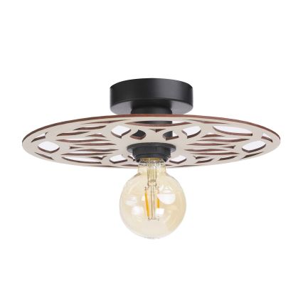 Surface-mounted chandelier FALCO 1xE27/60W/230V d. 30 cm beige