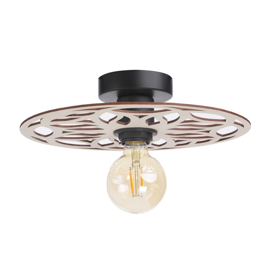 Surface-mounted chandelier FALCO 1xE27/60W/230V d. 30 cm beige