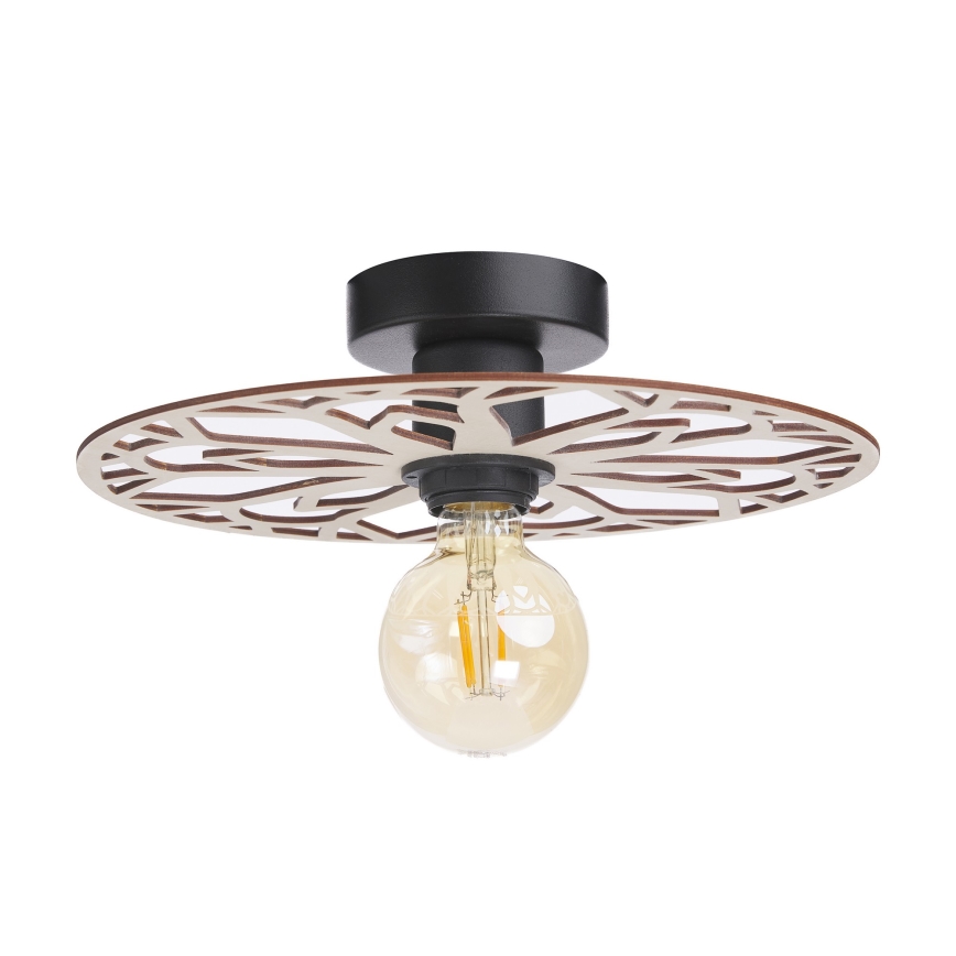 Surface-mounted chandelier FALCO 1xE27/60W/230V d. 30 cm beige