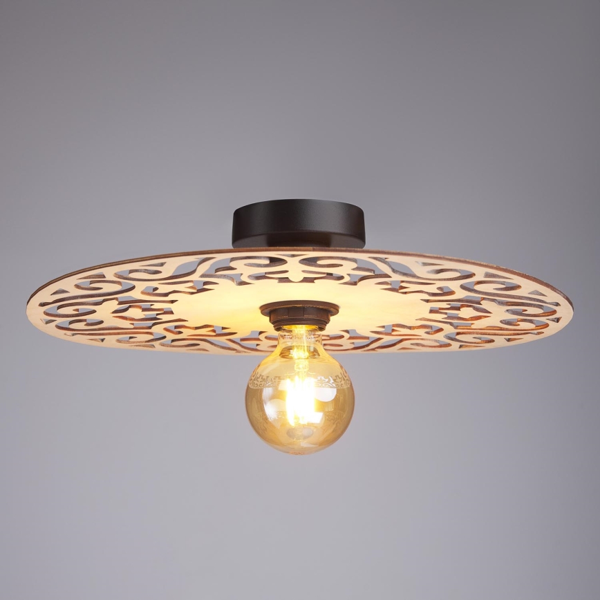 Surface-mounted chandelier FALCO 1xE27/60W/230V d. 40 cm beige