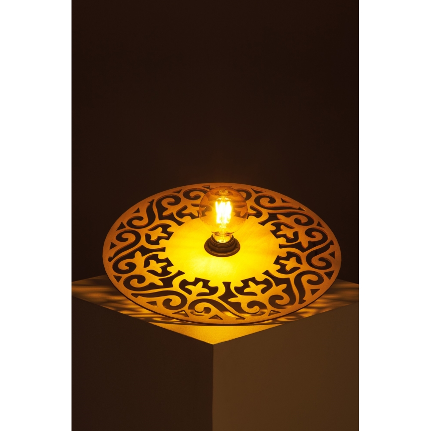 Surface-mounted chandelier FALCO 1xE27/60W/230V d. 40 cm beige