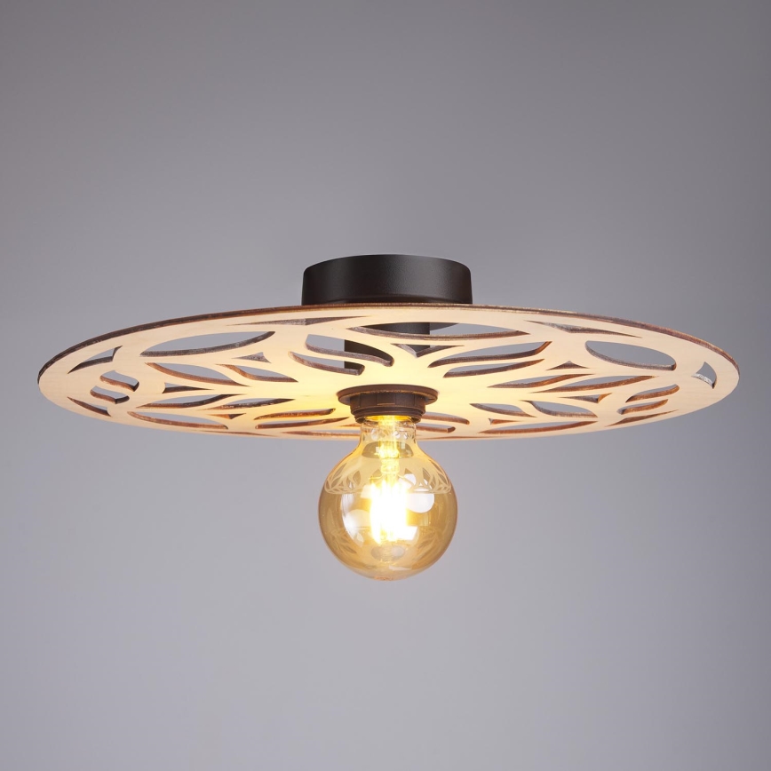 Surface-mounted chandelier FALCO 1xE27/60W/230V d. 40 cm beige