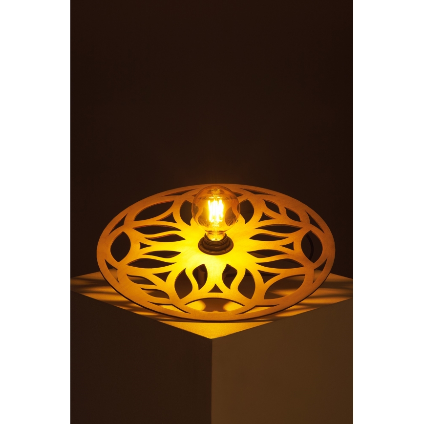 Surface-mounted chandelier FALCO 1xE27/60W/230V d. 40 cm beige