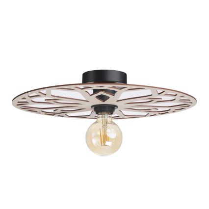 Surface-mounted chandelier FALCO 1xE27/60W/230V d. 40 cm beige
