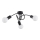 Surface-mounted chandelier FARTA 3xE27/15W/230V black