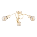 Surface-mounted chandelier FARTA 3xE27/60W/230V gold