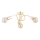 Surface-mounted chandelier FARTA 3xE27/60W/230V gold