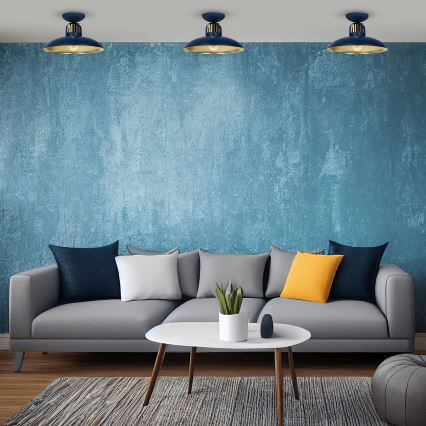 Surface-mounted chandelier FELIX 1xE27/60W/230V blue