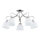Surface-mounted chandelier FILA 5xE27/15W/230V shiny chrome