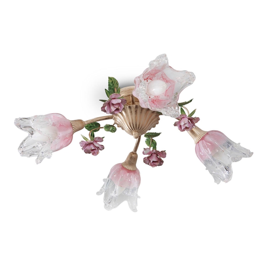 Surface-mounted chandelier FIORINTINO 4xE14/40W/230V