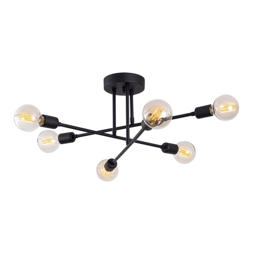 Surface-mounted chandelier FLOWER 6xE27/40W/230V