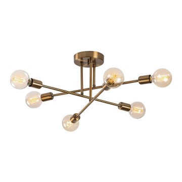 Surface-mounted chandelier FLOWER 6xE27/40W/230V