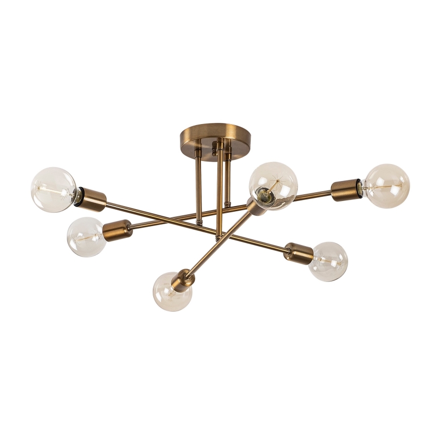 Surface-mounted chandelier FLOWER 6xE27/40W/230V