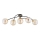 Surface-mounted chandelier GILIAN 5xE14/40W/230V black/gold