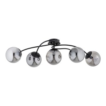 Surface-mounted chandelier GILIAN 5xE14/40W/230V black
