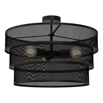 Surface-mounted chandelier GLUM 3xE27/60W/230V black