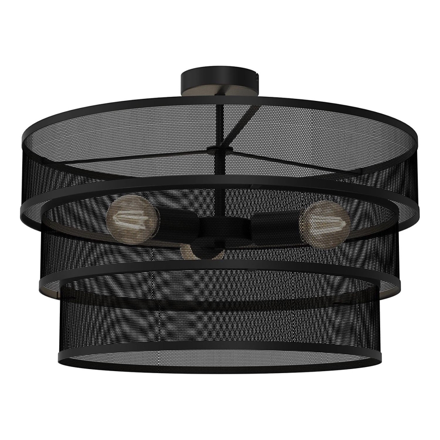 Surface-mounted chandelier GLUM 3xE27/60W/230V black