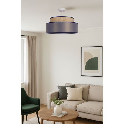 Surface-mounted chandelier GRACE 1xE27/60W/230V beige/brown