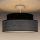 Surface-mounted chandelier GRACE 1xE27/60W/230V black/grey