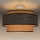 Surface-mounted chandelier GRACE 1xE27/60W/230V creamy/brown