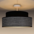 Surface-mounted chandelier GRACE 1xE27/60W/230V d. 40 cm black/grey