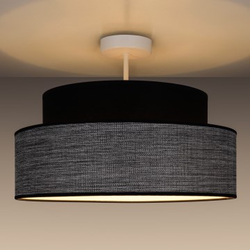 Surface-mounted chandelier GRACE 1xE27/60W/230V d. 40 cm black/grey